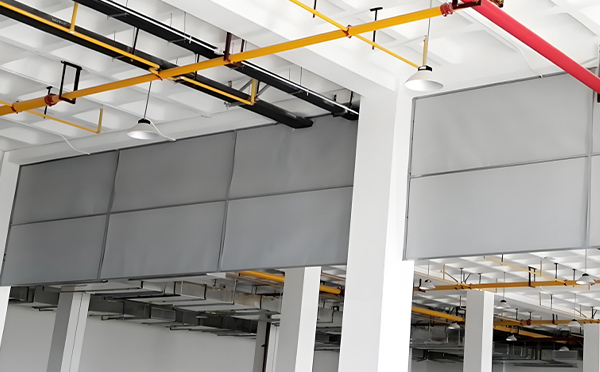 商场防烟分区常闭节点:昆玉挡烟垂壁高度与控制器接线图解 商场防烟分区常闭节点:昆玉挡烟垂壁高度与控制器接线图解