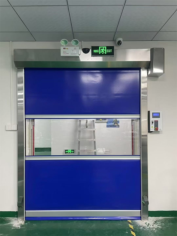 昆玉快速昆玉卷帘门在冷链物流仓储区的应用实践